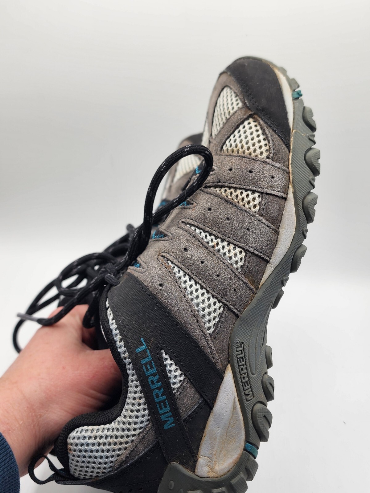 MERRELL J49010 scarpe da trekking donna Accentor 2 ventilatore grigio scamosciato taglia 8