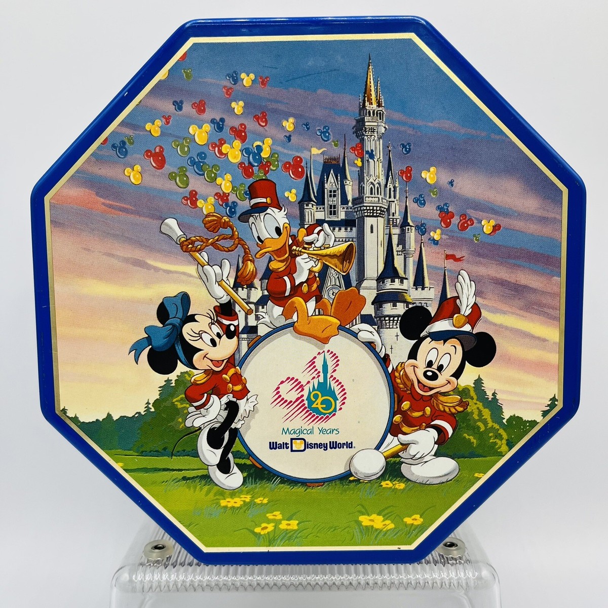 Vintage Walt Disney World 20 Magical Years Commemorative Tin