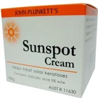 JOHN PLUNKETT'S SUNSPOT CREAM 100G  SOLAR KERATOSES SOFTEN SKIN ozhealthexperts