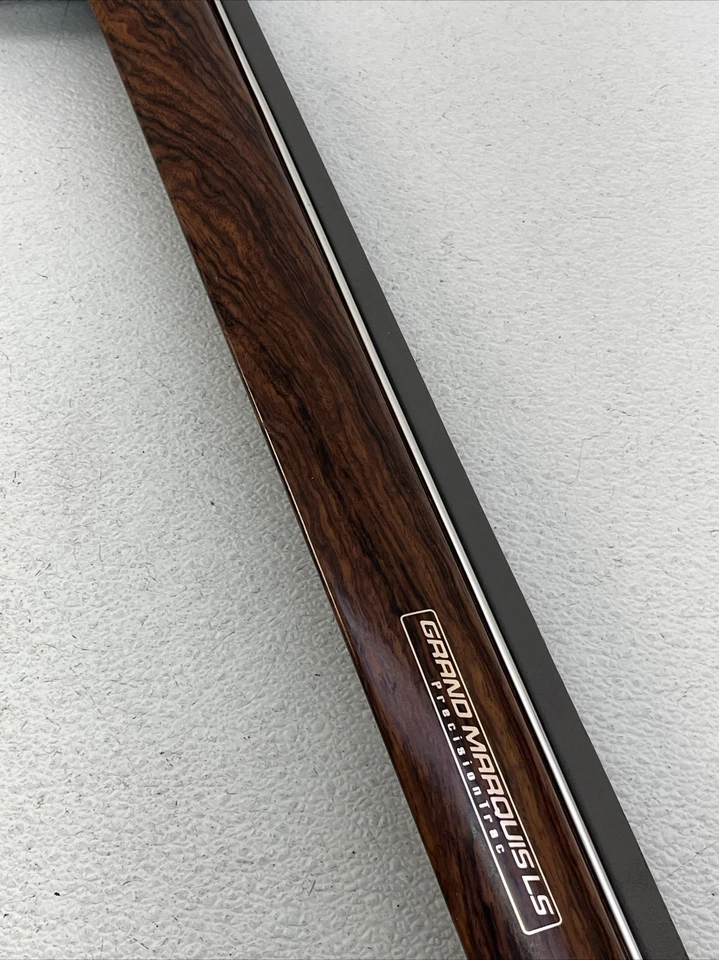 Mercury Grand Marquis 1998-2011 tablero central bisel moldura tira madera grano fabricante de equipos originales Ford Foto 4 de 4