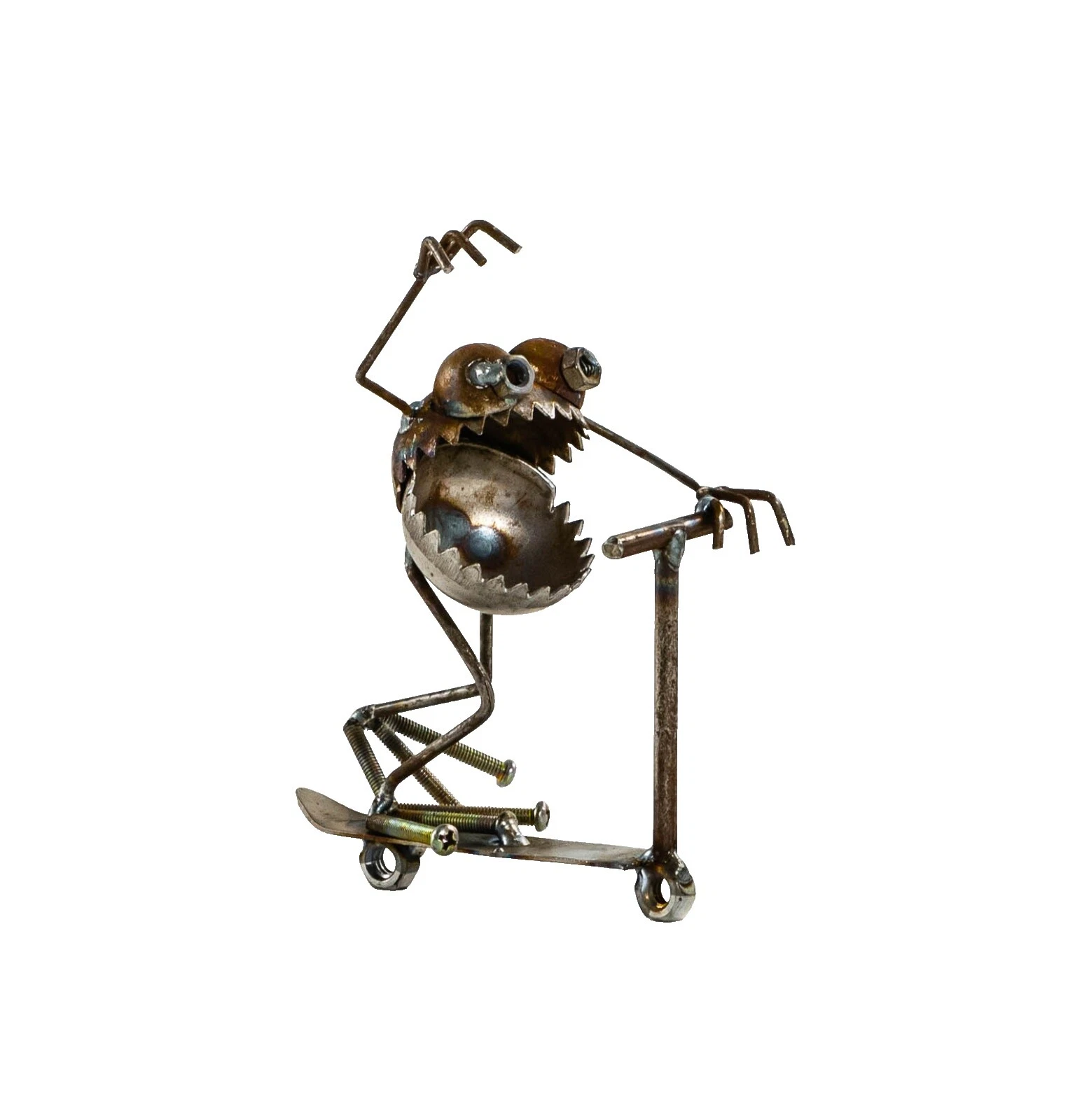 Miniatura de metal esculturas al aire libre