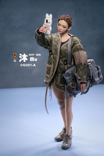 Figura de acción femenina Mr.Z Model Studio CG001 City Girl Mu/Bing 1/6 en stock - Imagen 24 de 34