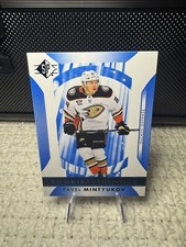 23-24 SP HOCKEY BASE ROOKIE AUTHENTICS BLUE CARDS #124 Pavel Mintyukov  nhl