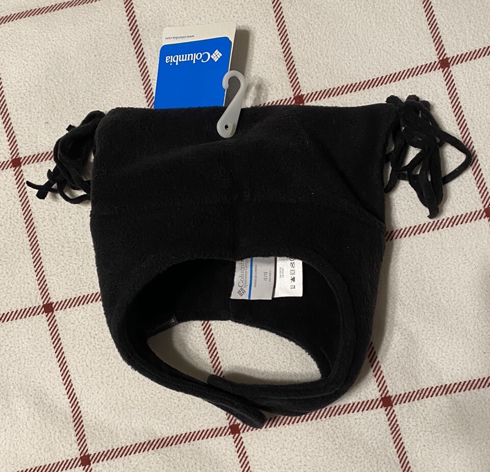 Columbia Infant Pigtail Beanie Fleece Hat Beanie One Size Black NWT