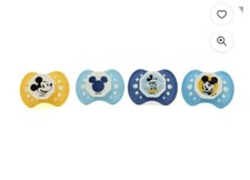Disney Baby Boy Mickey Mouse 4 Piece Orthodontic Pacifiers, BPA Free, FD51168