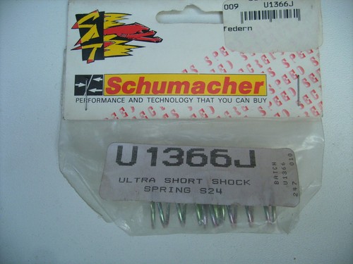 Schumacher U1366J Stoßdämpfer-Federn Ultra short S24 - 第 1/2 張圖片