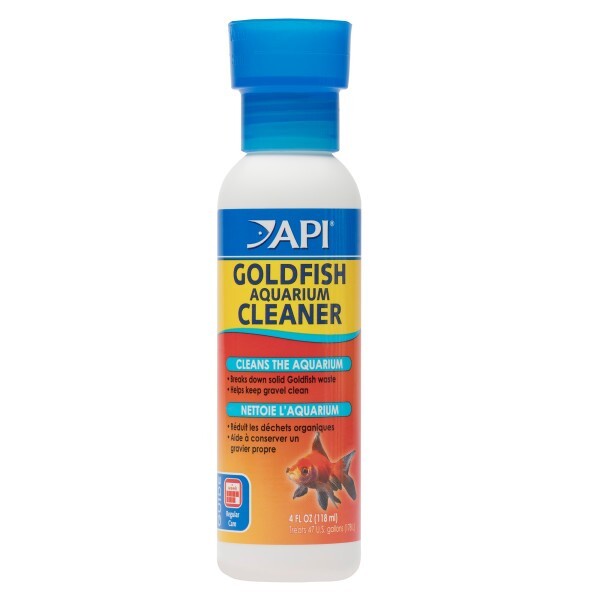 API Goldfish Aquarium Cleaner 118ml Ammonia Nitrite Sludge Remover Tank Water