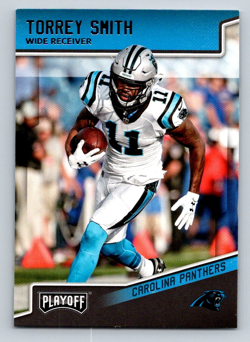 2018 Panini Playoff 30 Torrey Smith Carolina Panthers