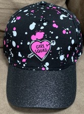 JUSTICE GIRL SQUAD BASEBALL CAP SHIMMERING SUPER CUTE 