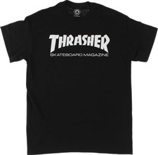 Thrasher Skate Mag T-Shirt - Size: Small Black/White
