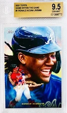 2021 Topps Game Within The Game Ronald Acuna Jr#1  Paul Jennis BGS 9.5 Gem 💎