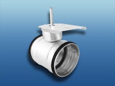 Absperrklappe für Stellmotor Luftregulierung Lüftungsventil mit Lippendichtung