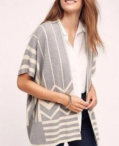Gray SWEATER Vest Cardigan 