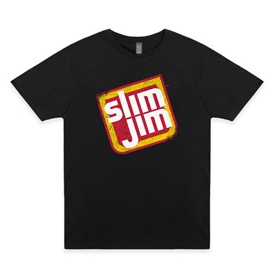 Official Slim Jim  T-Shirt   Retro Snack Logo Tee | Vintage Meat Stick Shirt