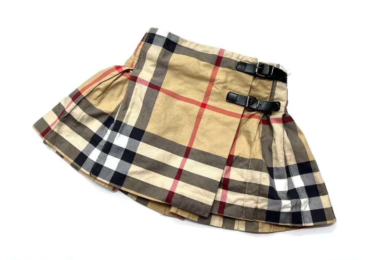 Cotton skirt in beige - Burberry Kids | Mytheresa