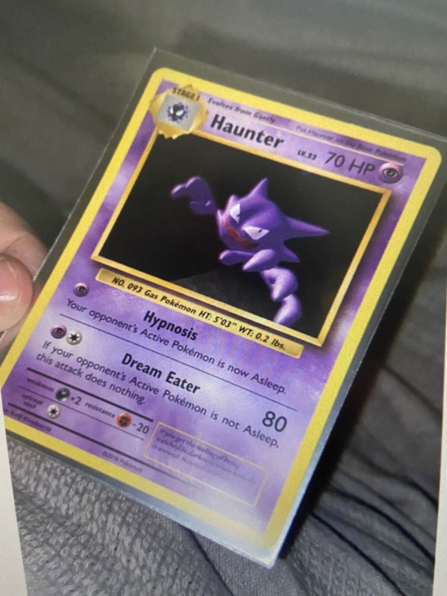 2016 haunter pokemon card value 48 first edition If heads Haunter Hp 70 Psychic #48/108