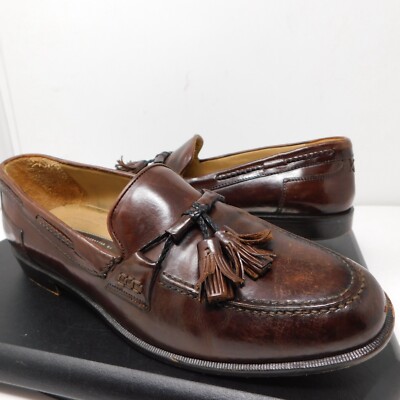 Johnston & Murphy Hand Crafted Italian Loafer Johnston & Murphy Dayton Bit Brown Italian Calfskin  main image 4