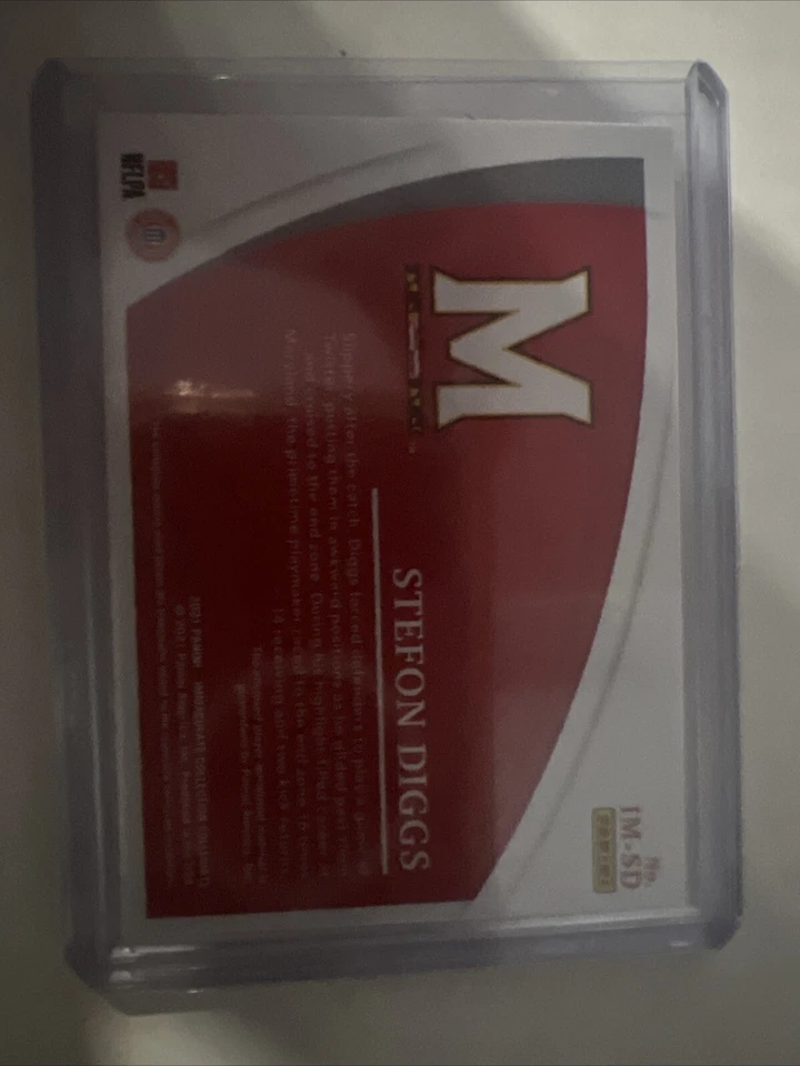 2021 Panini Immaculate Collegiate - Immaculate Mem #IM-SD Stefon Diggs /99 - Image 2 of 2