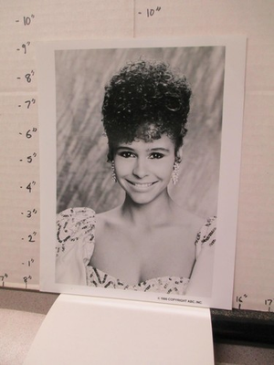 #ad ABC TV photo 1980s DYNASTY soap opera Troy Beyer dress $18.00