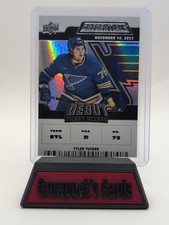 2022-23 Upper Deck Credentials - Debut Ticket Access Tyler Tucker #110 /999 (RC)