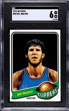 1979-80 Topps #45 Bill Walton SGC 6