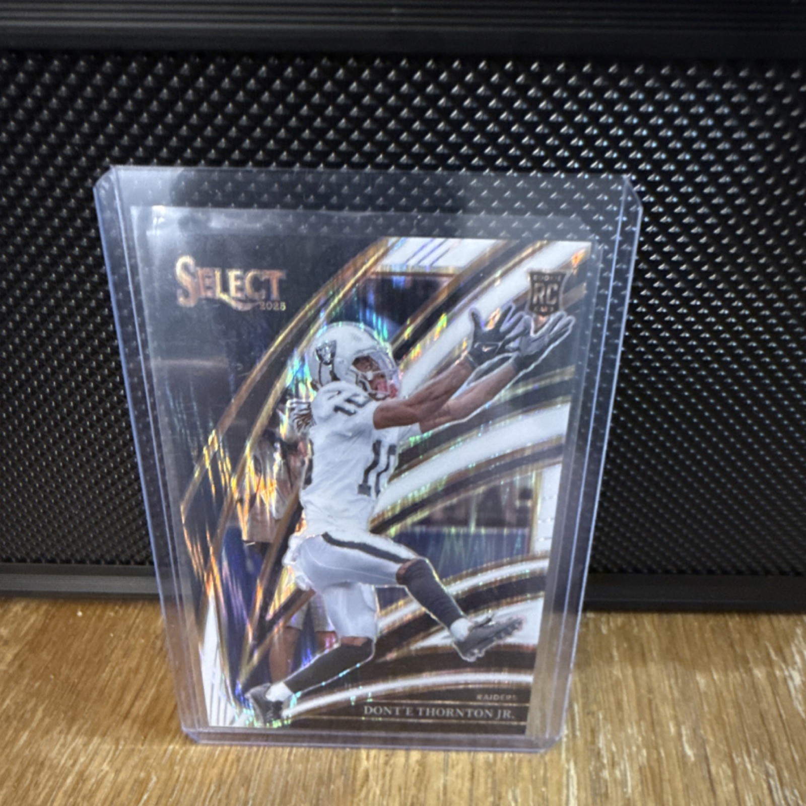 Panini Select 2025 Dont'e Thornton Jr. #206 Raiders White Shock Prizm /799 Rook…