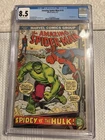 Amazing Spider-Man 119 Hulk app Romita/Conway 1973   CGC 8.5 OW/W