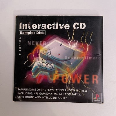 Sony PlayStation 1 PS1 Interactive CD Sampler Demo Disc: Volume 4 With Sleeve