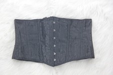 Corset Story Brocade Corset Women's Black 44 Cosplay Biker Adjustable Victorian