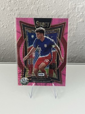 2024-25 Panini Select FIFA Terrace Level Christian Pulisic #96 Pink Mojo /299