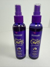 2 PACK--Aussie MIRACLE CURLS Curl Refresher Each 5.7oz Pump Maximum Hold