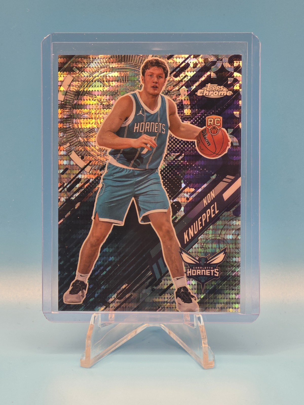 Kon Knueppel 2025-26 Topps Chrome #GT-19 Rookie RC Go Time Pulsar Refractor SSP