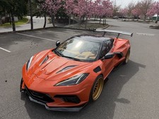 2021 Orange Chevrolet Corvette   | C8 Corvette Photo 1