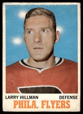 1970-71 O-Pee-Chee *C* Larry Hillman Philadelphia Flyers #81
