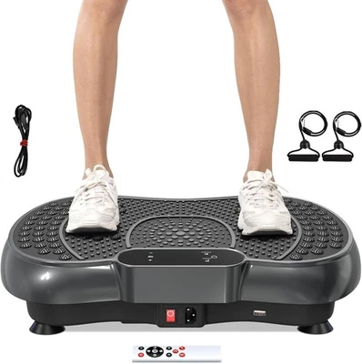 HOMEFITNESSCODE 3D Vibro Shaper Vibrationsplatte Vibrationsgerät Heimtrainer mit Muskelaufbau