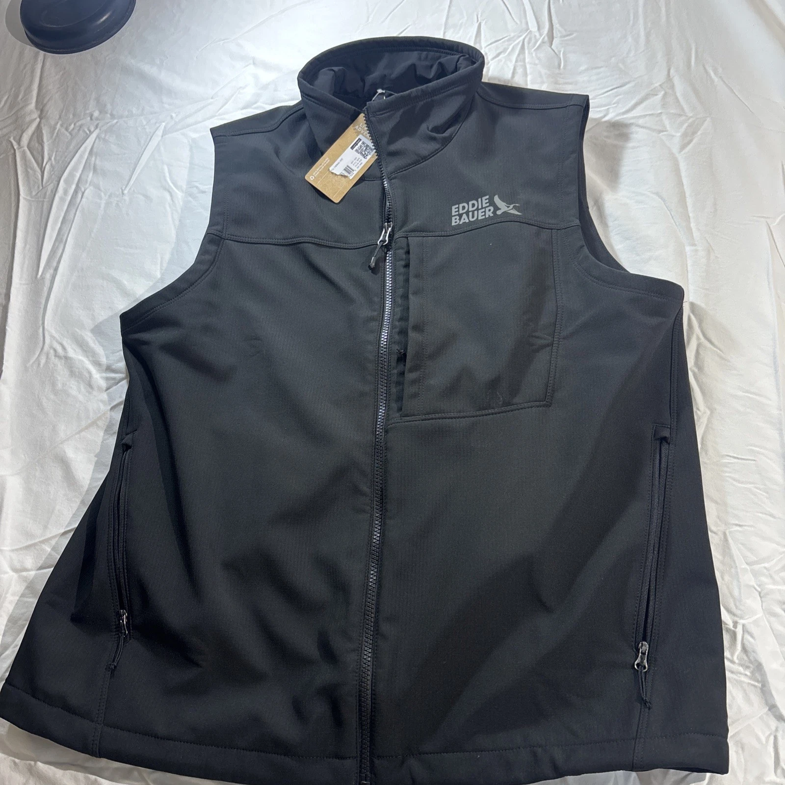 Eddie Bauer Windfoil Softshell Vest Black Large
Opens in a new window or tab