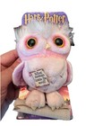 Harry Potter Hedwig Messaging Owl 4” Plush Keychain w/Secret Scroll Pink 2001 — photo 1