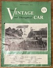Vintage Thoroughbred Car Magazine December 1954