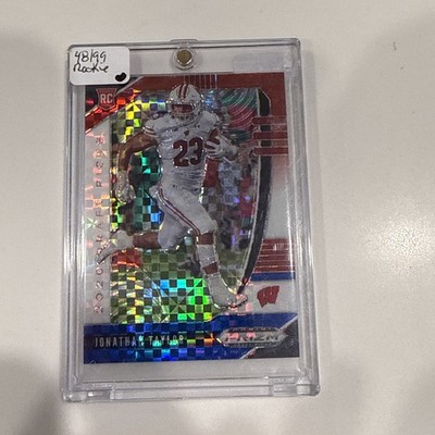2020 Panini Prizm Draft Picks Jonathan Taylor #106 Red White Blue Prizm /99 (RC)