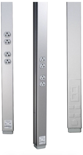 Wiremold 25DTP-E10DG Steel Express Tele-Power Pole Extender (2 X 5 ...