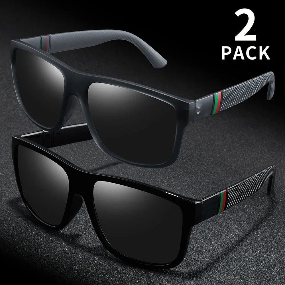 Polarized Sunglasses Men UV400 Vintage Driving Fishing Sports Sun Glasses