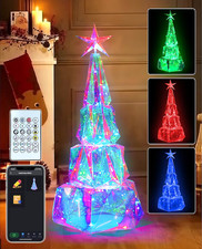 Animatronic 43in Freestanding Christmas tree Home Decor Multicolor LED Lights