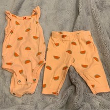 Carter's Peach Watermelon Baby Set
