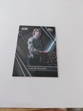 2023 Topps Chrome Black Star Wars Luke Skywalker 49 Base