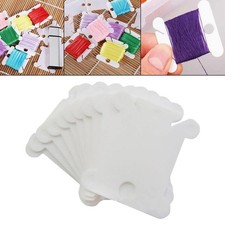 Set of 200Pcs Cardboard Floss Bobbins for Stitch Embroidery Convenient