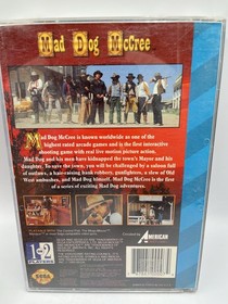 Mad Dog McCree (Sega CD Game Complete American Laser Games Tested !