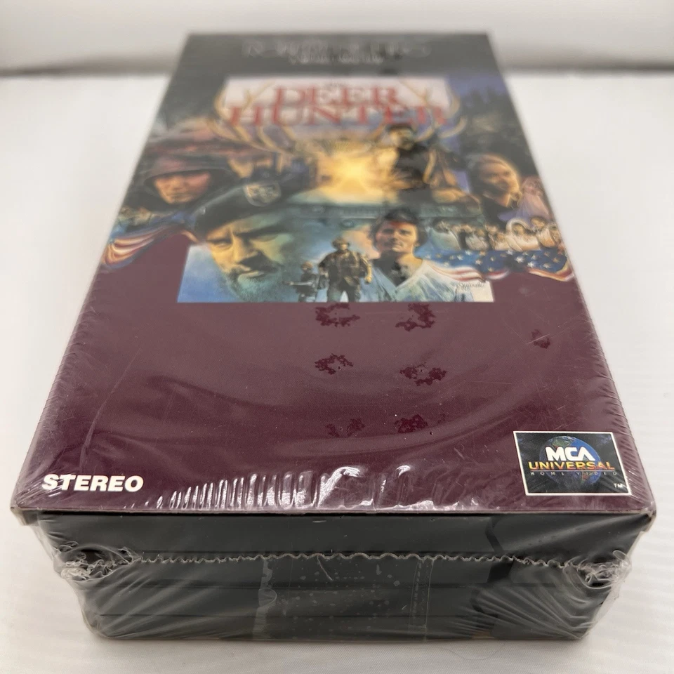 Sealed 1991 Two Tape Set VHS The Deer Hunter Robert De Niro Christopher Walken - Image 2 of 4