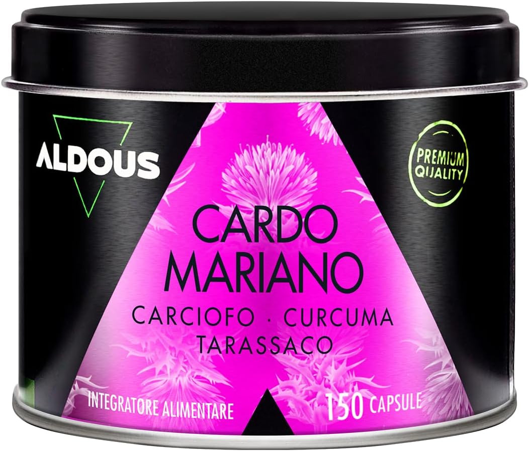 Detox Fegato Extra Forte: Cardo Mariano, Curcuma e Desmodio 150 CPS