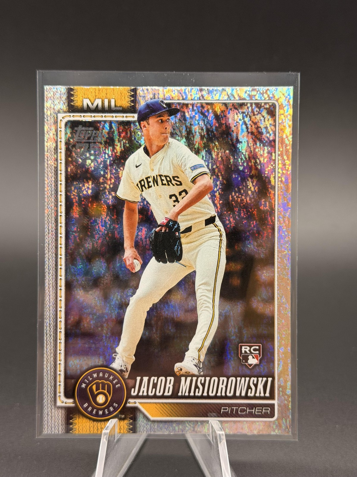 2026 Topps #10 Jacob Misiorowski RC Sandglitter Foil 0166