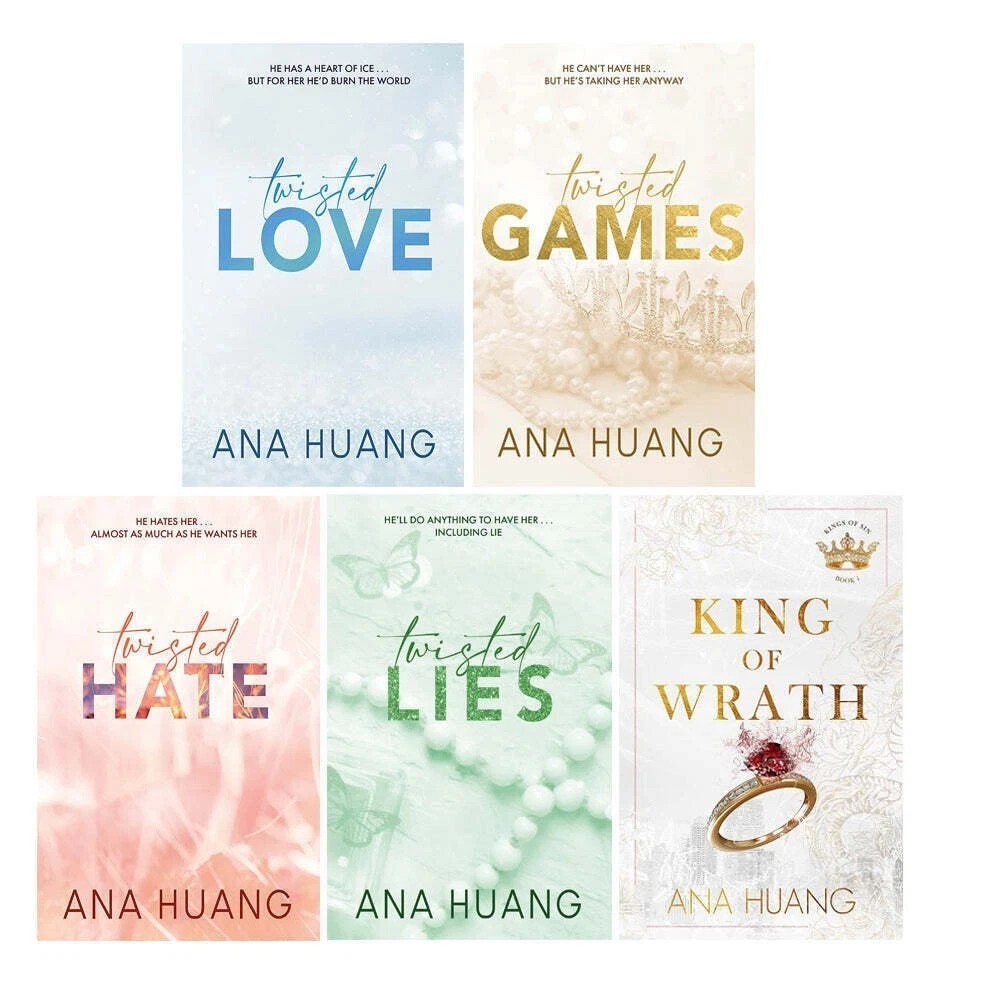 Twisted Series 5 Books Collection Set By Ana Huang King of Wrath, Twisted Love